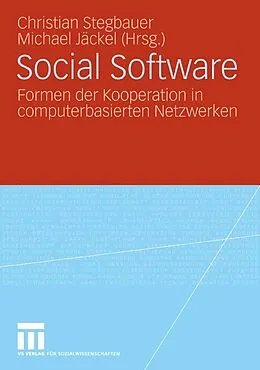 E-Book (pdf) Social Software von Christian Stegbauer, Michael Jäckel