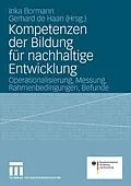 E-Book (pdf) Kompetenzen der Bildung für nachhaltige Entwicklung von Inka Bormann, Gerhard Haan