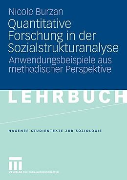 E-Book (pdf) Quantitative Forschung in der Sozialstrukturanalyse von Nicole Burzan