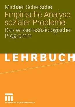 E-Book (pdf) Empirische Analyse sozialer Probleme von Michael Schetsche