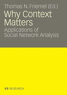 E-Book (pdf) Why Context Matters von Thomas N. Friemel