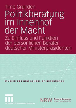 E-Book (pdf) Politikberatung im Innenhof der Macht von Timo Grunden