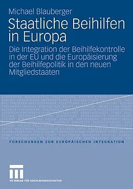 E-Book (pdf) Staatliche Beihilfen in Europa von Michael Blauberger