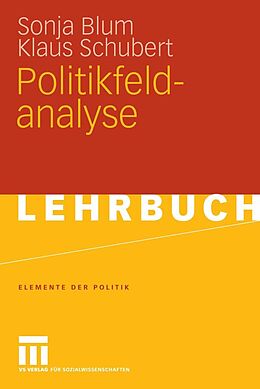 E-Book (pdf) Politikfeldanalyse von Sonja Blum, Klaus Schubert