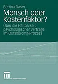 E-Book (pdf) Mensch oder Kostenfaktor? von Bettina Daser