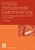 E-Book (pdf) Institutionelle Diskriminierung von Mechtild Gomolla, Frank-Olaf Radtke