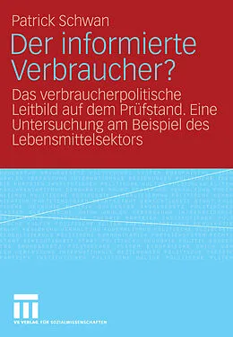 E-Book (pdf) Der informierte Verbraucher? von Patrick Schwan