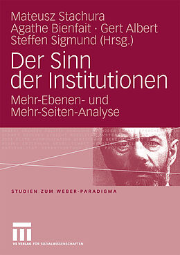 E-Book (pdf) Der Sinn der Institutionen von 