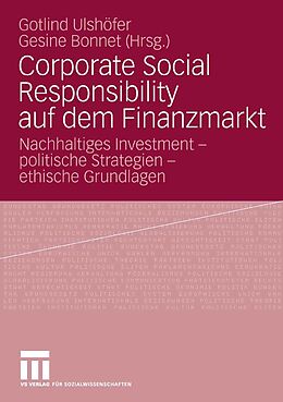 E-Book (pdf) Corporate Social Responsibility auf dem Finanzmarkt von 