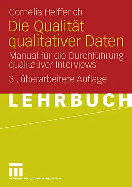 E-Book (pdf) Die Qualität qualitativer Daten von Cornelia Helfferich