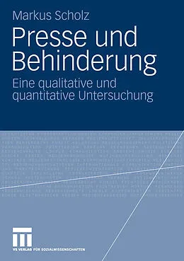 E-Book (pdf) Presse und Behinderung von Markus Scholz
