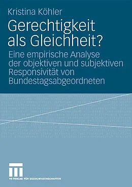 E-Book (pdf) Gerechtigkeit als Gleichheit? von Kristina Köhler
