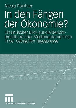 E-Book (pdf) In den Fängen der Ökonomie? von Nicola Pointner