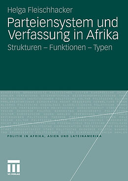 E-Book (pdf) Parteiensystem und Verfassung in Afrika von Helga Fleischhacker