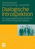 E-Book (pdf) Dialogische Introspektion von Thomas Burkart, Gerhard Kleining, Harald Witt