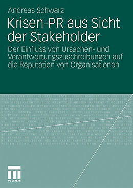 E-Book (pdf) Krisen-PR aus Sicht der Stakeholder von Andreas Schwarz
