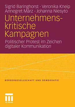 E-Book (pdf) Unternehmenskritische Kampagnen von Sigrid Baringhorst, Veronika Kneip, Annegret März