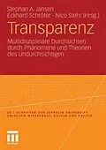 E-Book (pdf) Transparenz von Stephan A. Jansen, Eckhard Schröter, Nico Stehr