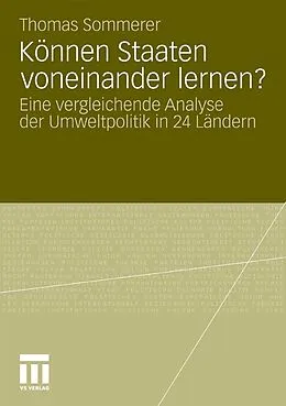 E-Book (pdf) Können Staaten voneinander lernen? von Thomas Sommerer