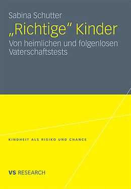 E-Book (pdf) "Richtige" Kinder von Sabina Schutter