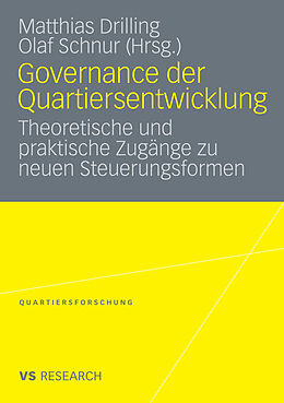 E-Book (pdf) Governance der Quartiersentwicklung von Matthias Drilling, Olaf Schnur