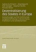 E-Book (pdf) Dezentralisierung des Staates in Europa von Sabine Kuhlmann, Jörg Bogumil, Falk Ebinger