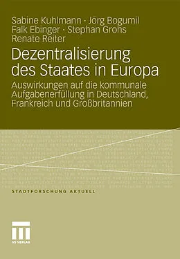 E-Book (pdf) Dezentralisierung des Staates in Europa von Sabine Kuhlmann, Jörg Bogumil, Falk Ebinger