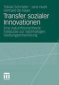 E-Book (pdf) Transfer sozialer Innovationen von Tobias Schröder, Jana Huck, Gerhard de Haan