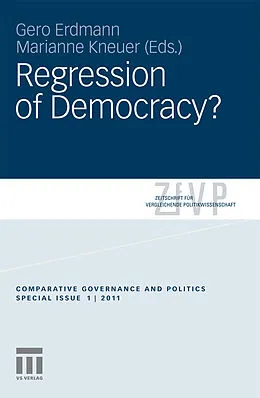 E-Book (pdf) Regression of Democracy? von Gero Erdmann, Marianne Kneuer