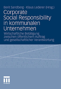 E-Book (pdf) Corporate Social Responsibility in kommunalen Unternehmen von Berit Sandberg, Klaus Lederer