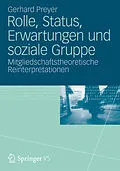 E-Book (pdf) Rolle, Status, Erwartungen und soziale Gruppe von Gerhard Preyer