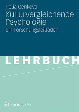 E-Book (pdf) Kulturvergleichende Psychologie von Petia Genkova