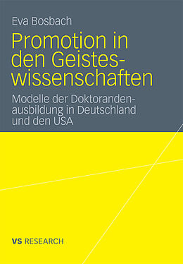E-Book (pdf) Promotion in den Geisteswissenschaften von Eva Bosbach