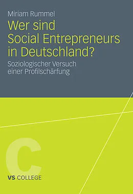 E-Book (pdf) Wer sind Social Entrepreneurs in Deutschland? von Miriam Rummel