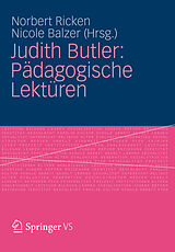 E-Book (pdf) Judith Butler: Pädagogische Lektüren von 