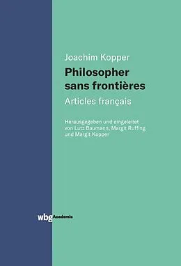 E-Book (pdf) Philosopher sans frontières - Articles francais von Joachim Kopper