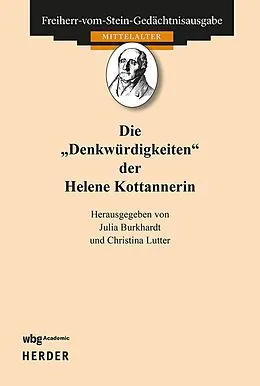 E-Book (pdf) Die Erinnerungen der Helene Kottannerin von 