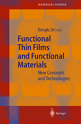 Livre Relié Functional Thin Films and Functional Materials de 