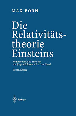 Fester Einband Die Relativitätstheorie Einsteins von Max Born