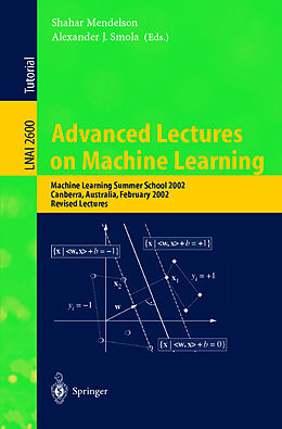 Kartonierter Einband Advanced Lectures on Machine Learning von 
