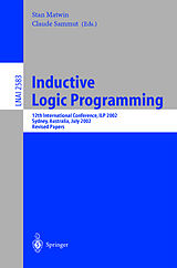 Couverture cartonnée Inductive Logic Programming de 