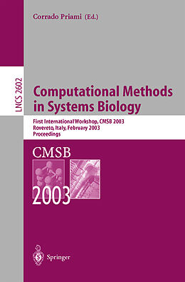 Kartonierter Einband Computational Methods in Systems Biology von 