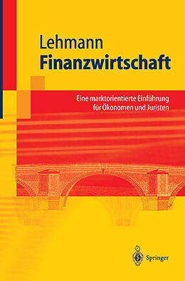 Kartonierter Einband Finanzwirtschaft von Matthias Lehmann