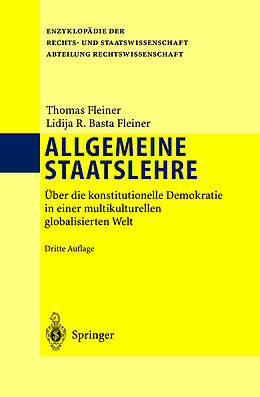 Fester Einband Allgemeine Staatslehre von Thomas Fleiner, Lidija Basta Fleiner