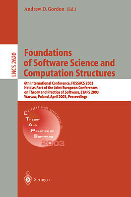 Kartonierter Einband Foundations of Software Science and Computational Structures von 