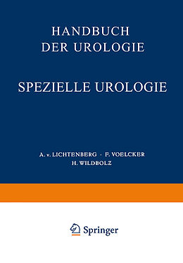Kartonierter Einband Handbuch der Urologie von 
