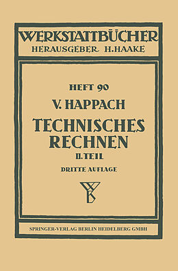 Kartonierter Einband Technisches Rechnen von V. Happach