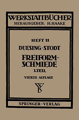 Kartonierter Einband Freiformschmiede von F.W. Duesing, A. Stodt