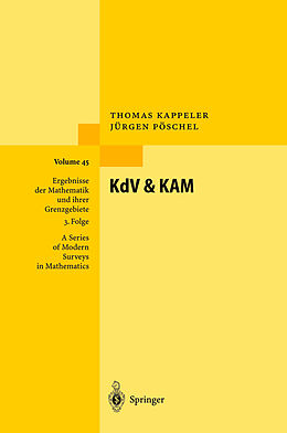 Livre Relié KdV & KAM de Jürgen Pöschel, Thomas Kappeler