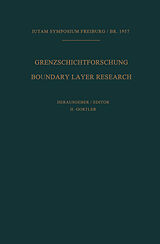 Couverture cartonnée Grenzschichtforschung / Boundary Layer Research de 